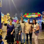 Meera Nandan Instagram - Feeling blessed to have my most favourite people in the place I call home 🤍 #blessednovember #family #dubai #allheart #heartisfull #instagood #onlylove #memoriestocherish #globalvillage #christmasmarket Dubai, United Arab Emirates