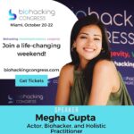 Megha Gupta Instagram - It’s almost time. As I make my way to Miami to the @biohackingcongress to give a talk based on Biohacking - Low Tox Living Through All Your Senses, I can’t help but be grateful to share this new space with you. I’ve never had a job I’ve been qualified for and speaking on stage about Biohacking is a new job I’m totally ready to embrace. Thank you for loving me in so many ways that you do, and thank you for the unwavering support I receive from most of you 🩵 See you Miami, see you in Miami. #Speaker #Travel #Miami #Biohacking #health #wellness #heal #biohacker #US