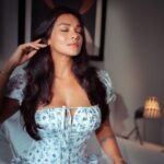 Megha Gupta Instagram - How wild is it that female bodies have their own internal seasons, yes you are literally nature, dear woman. For the ancients when a woman shed her menstrual blood she was stripping and shedding away the wounds of humanity through the power of her womb to rebirth all things in love. Menstrual health goes beyond physical mental and social well being. Menstruation is sacred and powerful, naturally connecting women to their divine feminine spirit and life force energy. The shame, embarrassment or rejection of your menstrual cycle will literally bleed into your relationship with the divine feminine. Every time we bleed, we transform, such is the power of the feminine nature of destruction, death and decay. Embracing our internal seasons, female bodies stand as a testament to the majestic harmony of nature, a reminder that we are bearers of the Earth's eternal cycles. Learn more from the e-book we made for this at meghaguptaofficial.com Shot by @areesz #womenshealth #awareness #periods #monthycycle #wellbeing #spiritualgrowth #women #health #wellness #heal #mooncycle