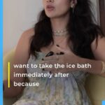 Megha Gupta Instagram - this is so crucial. When you do the cold therapy is as important as doing it. @ashwinbhadri #health #biohacking #coldplunge #monday #mondaymotivation #coldtherapy #icebaths #heal #inflammation #wellbeing #wellness #india #meghagupta