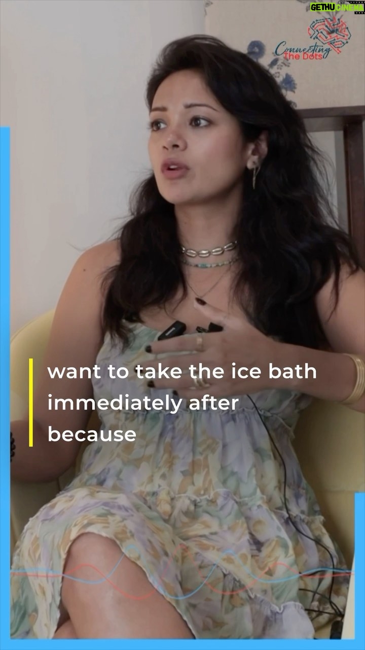 Megha Gupta Instagram - this is so crucial. When you do the cold therapy is as important as doing it. @ashwinbhadri #health #biohacking #coldplunge #monday #mondaymotivation #coldtherapy #icebaths #heal #inflammation #wellbeing #wellness #india #meghagupta