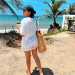 Megha Gupta Instagram - Dear Lord, I sincerely thank you for the opportunities you provide to me and my ever evolving mind set. I can’t believe I did this, at the same time, I don’t know how else to be anymore. In Rincón, Puerto Rico, I got my cycle a few days prior than expected which never happens. They are like clock work, so very unexpected. I put it on planning to go around the globe very last minute and the stress and panic which comes with it, along with the turbulences I had to face, thankfully not in flight. I was heading to the beach for a roast session when I realised this. I wasn’t prepared and decided to let things “flow”. I’m a self crowned queen of puns, yes. Now, let’s educate ourselves. The blood and tissue that a female body shuns are not utilised by the female body in the absence of seminal fluid to produce offspring. Menstrual flow is as 'impure' or 'pure' as blood flowing through non-menstruating humans' veins. Because it did not get used up to make a baby, it’s actually very potent and very very high in iron. In many cultures people drink it or apply it on the face for healthy skin. Dayummmmm !! This was one of my best experiences ever. I felt so primal, so giving back to the Earth. I journaled and let go of so much that wasn’t serving me anymore. Then I went into the beautiful salty Carribean water and laid in it soaking in, all of the abundant beauty around me. I don’t know if you’re up for something like this for yourself as a female or for a female in your life. At the same time, I want you to start looking at a monthly cycle very differently. It’s a powerful tool provided to us women by Mother Nature to use for better health, performance and longevity if done right. I have a zero investment e book in my bio to help you navigate through the different phases in the month. I’ve done the work so that busy people like you don’t have to. The only investment it needs by you is your time, for yourself. I remove the link in 24 hours. breathe well, megha #health #wellness #biohacking #pr #rinqon #travel #indian #bleeding #womenshealth #womeninbusiness #womenempowerment #womensupportingwomen #cycle #monthlycycle #ootd #beachlife #primal