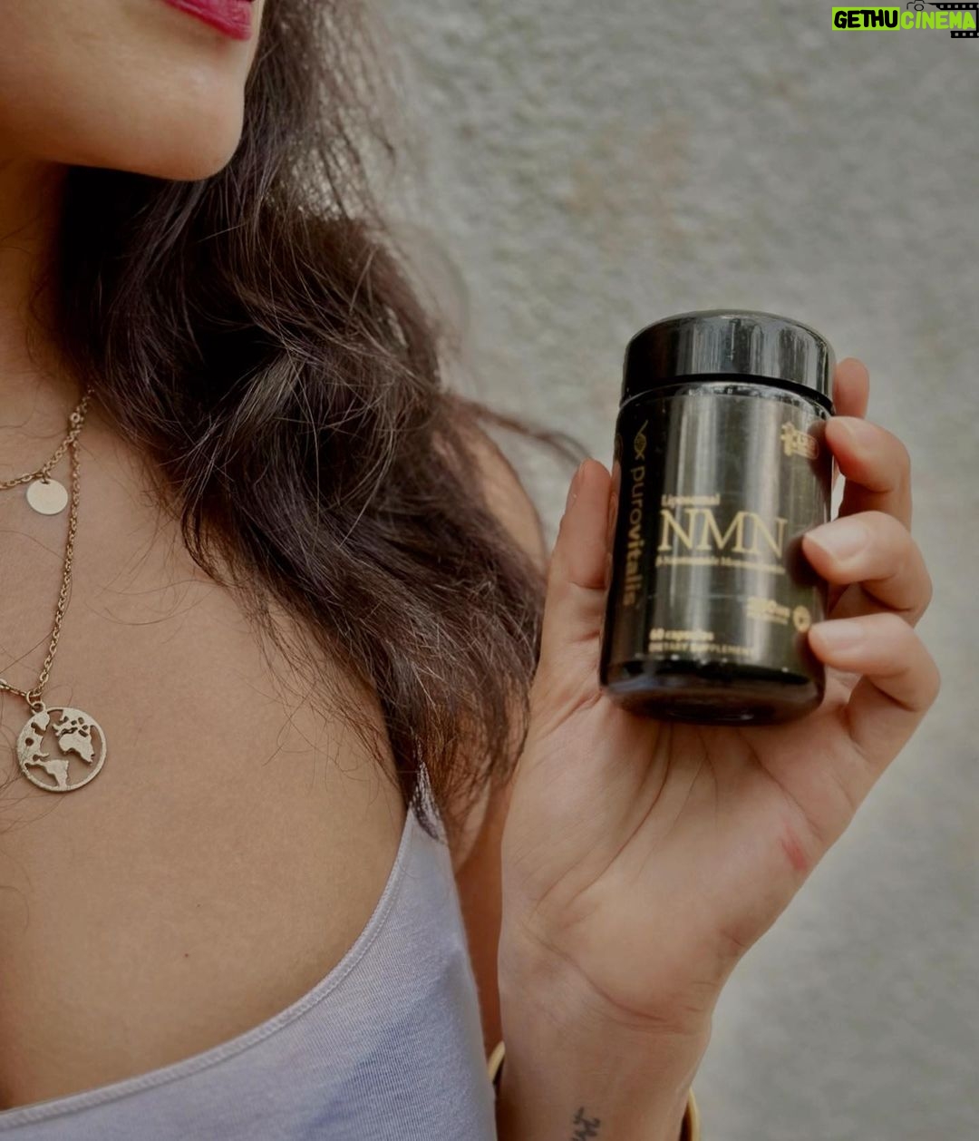 Megha Gupta Instagram - Nicotinamide mononucleotide (NMN) is one of the main precursors of nicotinamide adenine dinucleotide (NAD+) — an essential enzyme for various critical cell functions, including metabolism, DNA repair, cell growth and survival. It has been able to suppress weight gain, enhance energy metabolism and physical activity, improve insulin sensitivity, improve eye function, improve mitochondrial metabolism and prevent age-linked changes in gene expression. Resveratrol has antioxidant, anti-inflammatory, immunomodulatory, glucose and lipid regulatory, neuroprotective, and cardiovascular protective effects, therefore, can protect against diverse chronic diseases, such as cardiovascular diseases (CVDs), cancer, liver diseases, obesity, diabetes, and Alzheimer's disease. Because of its antioxidant properties, resveratrol is a promising supplement for lowering blood pressure too. I use these two by @purovitalis and could see changes within 2-3 weeks. This is worth looking into. Hope this helps. breathe well, megha #health #wellness #wellbeing #nutrition #supplements #antiaging #nmn #resveratrol