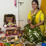 Meghana Lokesh Instagram - Varlakshmi vratham 😊 @sprintdiagnostics