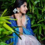 Meghana Lokesh Instagram - Rise,shine✨& repeat 🔁 Styled by me clubbing two of my favourites ☺️ Frock by @ds._.designers Dupatta by @rangoliboutiquee Clicked by @happy_portraits_photography Hair and make up @praneetha_beautymakeover Hyderabad