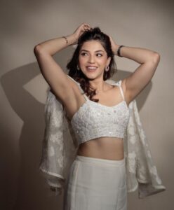 Mehrene Kaur Pirzada Instagram - 🤍 🔥 @mishruofficial @indraneelrathod @reshma_stylist