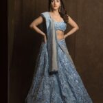 Mehrene Kaur Pirzada Instagram - 🩵 @mishruofficial @_anupphotography @reshma_stylist