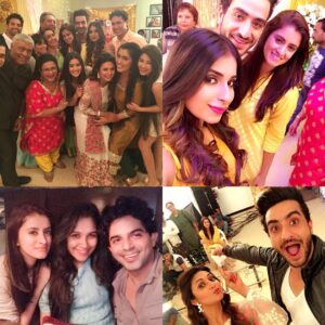Mihika Verma Instagram - Reminiscing the good old days!!greatful and thankful for forming such lovely bonds! So proud of yeh hai mohabbatein completing 1000 episodes! Thank u to each of every soul on this show❤️#ishita #raman #mihir #romi #ashok #mrsbhalla #mrbhalla #mriyer #mrsiyer #simmi #rinki #shagun #vandita #bala #ruhi #adi #suraj 
Missed seeing @resha.k @sangram_singh @vineetkumar03 @officialvivekdahiya @dollydhawan @_the_gautam_ahuja @bhavesh_jaiswal_ @mainpankajbhatiahoon