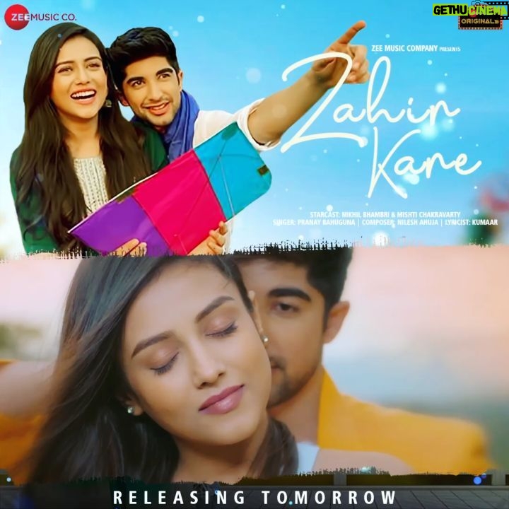 Mishti Instagram - We all need a song to express our love when words can’t ! #ZahirKare Releasing Tomorrow #ZeeMusicOriginals @mishtichakravarty @nikhilbhambriofficial @pranay.bahuguna @nileshahujaofficial @kumaarofficial @anuragbedii @bhatiadeepti @kirthirai #mishtichakravarty #musicvideos #music #musicvideo #musician #video #newmusic #musicislife #musically #love #youtube #musicvideoshoot #musica #musiclovers #musiclover #artist #musicartist #musicians #song #singer #explorepage #videos #musicindustry #bhfyp