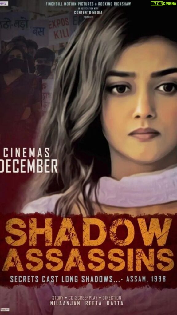 Mishti Instagram - Shadow Assassins | 9th December Secrets cast…long shadows! Based on true events. Buried stories from Assam,1998. . BOOKINGS OPEN . The shadows are getting darker… the assassins closer…! Excited to share the trailer. . . Featuring : Anurag Sinha Mishti Chakravarty Rakesh Chaturvedi Om Hemant Kher Soumya Mukherjee Monuj Borkotoky KP Sandhu Akash Sinha Saharsh Shukla Rohit Kp Ranjeev Lal Barua Stuti Choudhury Ranjita Boruah Violet Nazir Tiwari Bibhuti Bhushan Hazarika Mrigendra Konwar Mahesh Ginnilal . #Shadowassassins releasing nationwide on 9th December. . Absolutely honoured to be a part of this! This one will be special. @d_reeta_nil ❤️✨ @anuragsinha_insta @d_reeta_nil @rkapoor1206 @sidmahajan9 @anilg76 @pov_nav @finchbill_fllms @contentomediagency @rocking_rickshaw @cinepolisindia @shadowassassinsfilm @gargeytrivedi @anmolbhave @mightberohit @raaghavdarbadar @garima.s.garg @zubeen.garg @javedali4u @ashu_chakraborty @munnabgagat @ingolebhushan @tej.aswi @dikshakhaund @abhi999singh