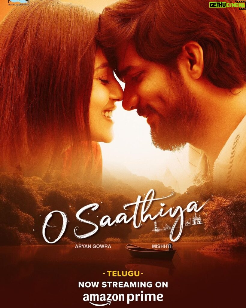Mishti Instagram - My inbox/timeline is filled with nothing but love. Thank you everyone for all the kind words about #OSAATHIYA. To everyone who missed watching it in theatres, our film is now streaming on Amazon prime video. Do watch it, if you haven't already. Blessed to be an actor. Can’t wait for you all to watch it. Let me just remain silent and not talk anything about my film. My baby ( O SAATHIYA ) will take over from now on!!! Thanks to my dearest brother @kattasubash for making this come true :) Link in Bio 🤗 @thanvikajashwikacreations @ejvenu @v4vinnu @divyabhavana_abara @_filmkaravan_ @priyakasbha @kattasubash #osaathiya #osaathiyaonamazonprime #firstlove #telugumovie #tollywood
