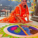 Mohena Singh Instagram - Let me know which one you liked the most ! Sharing my Deepawali joy with you all by reminiscing my Rangoli’s over the years 🪔 Happy Deepawali to all.