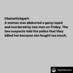 Mohena Singh Instagram - Posted @withregram • @fayedsouza Source: Times of India @narendramodi @smritiiraniofficial And so many more cases…. This troubles me on a daily basis. We call ourselves a civil society and yet we have no way to stop this ! We need the men and women to get angry about this and collectively find solutions. Capital punishment is a must ! Men and women need to raise their voices about this. Incase we are too busy sharing reels and recipes I’d like you’ll to take sometime to share this as well ! Please SHARE and RAISE AWRENESS as much as you can about something that needs our attention before it destroys anymore lives! Anything that becomes a revolution needs to be brought to a stage of awareness 1st. Social media can do this. Please get talking about this. Till you don’t address the issue. There will be no solutions.
