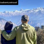 Mohena Singh Instagram - ♥️ #justanotherday Posted @withregram • @ufoadventuretravel @mohenakumari and @suyeshrawat looking out at the Garwhal Himalayas from the Dayara Bugyal trail in Uttarakhand. DM us for private small group treks and adventure holidays with your family and friends. 😊 ° ° Just #follow_the_feather ° ° #ufoadventuretravel #dayarabugyal #uttarakhandtourism #uttarakhand #uttarakhanddiaries #couplegoals #adventurecouple #mountainlove #mountaingirls #landscapephotography#adventurelikeyougiveadamn #coupletravel #adventureisoutthere #choosemountains #sheisnotlost #garhwal #himalayas #photooftheday #loveinthemountains #couplelove #familyadventure #trekkersofindia #hikingtheglobe #ourplanetdaily #roamtheworld #mountaintherapy #whpjourney#womenwhotravel