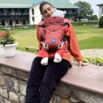 Mohena Singh Instagram - It was Ayaansh’s 1st hike and his 1st vacation. Such absolute joy. Nature nurtures,protects and serenades. Similarly,my Dear Ayaansh received utmost care, protection and comfort on his first hike amidst the rousing hills and chilly weather of Mussoorie thanks to @meemeein Baby Carrier. Also big thank you to @welcomhotelthesavoy for hosting us. You made our stay wonderful 🌸🕊 Welcomhotel by ITC Hotels, The Savoy, Mussoorie