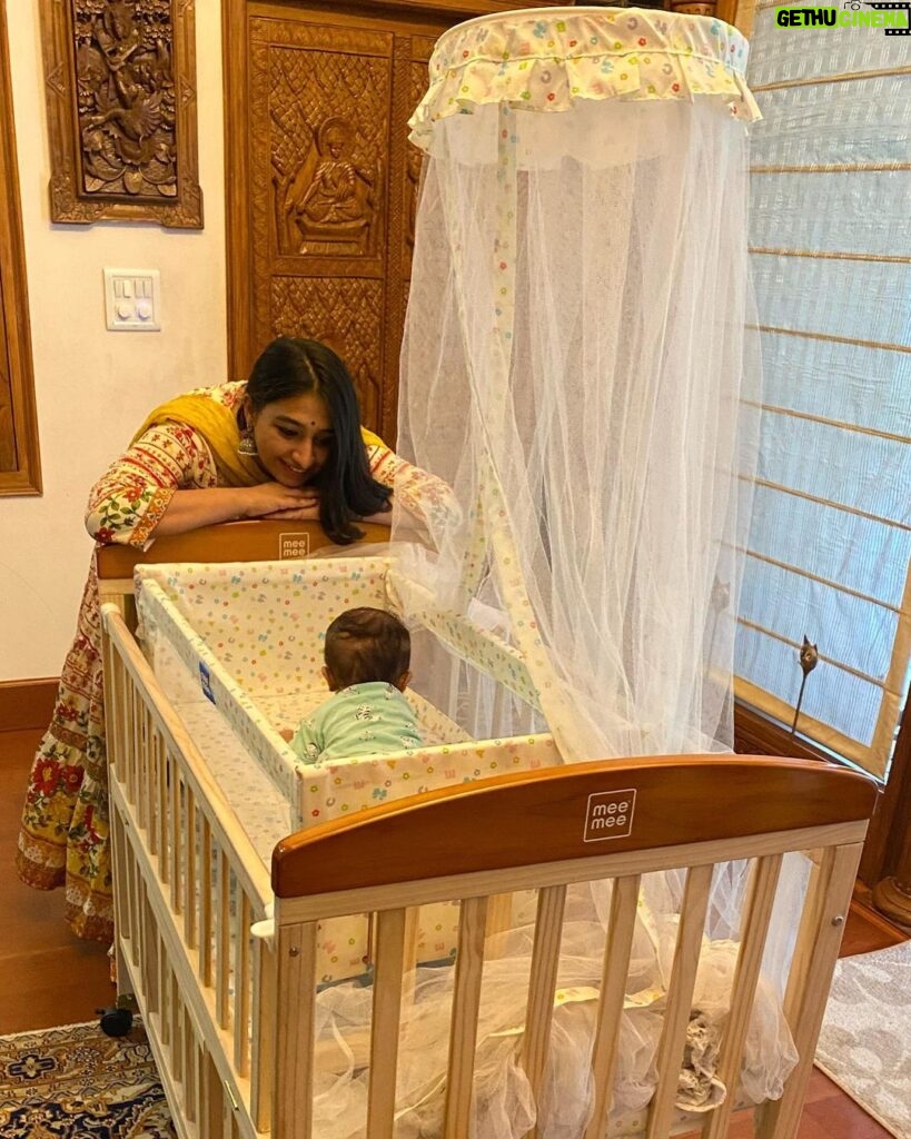 Mohena Singh Instagram - They say a child gives birth to a mother which is why we, even I need all the help I can get as a new mother. I’ve been using Mee Mee's wooden cot with bedding and I must say it ensures a soothing and comfortable naptime experience during the day for my son which in turn enables me to get some peaceful afternoon siesta. I highly recommend Mee Mee's wooden cot with cradle to all parents out there as it's the epitome of both safety and comfort. Here’s a MeeMee Discount code as a gift from my side to all of you - Put the code Mohena20 and get a discount on all your purchases. #meemeecot #meemee #dearayaansh #ayaanshsinghrawat Thanks @meemeein for this wonderful gift 🎁🙏🏽💖