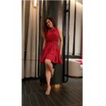 Mrinal Deshraj Instagram - NOTHING ATTRACTS ATTENTION LIKE RED DRESS. ❤️ : Outfit - @mango ❤️ : #reddress #red #fashion #dress #photography #love #model #photoshoot #style #instagood #ootd #photooftheday #portrait #beauty #makeup #beautiful #redlips #dresses #ladyinred #fashionstyle #girl #fashionista #smile #fashionblogger #instagram #picoftheday #reddresses #mreedazzel #mreenaldeshraj ❤️ Radisson Blu Mumbai International Airport