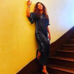 Mrinal Deshraj Instagram - I AM THINKING; TO TRAVEL IS TO LIVE ♥️ : Let’s travel♥️ : Clicked by @rimaansen ♥️ Designer outfit by :- @label_harshabaravliya ♥️ : #travel #outofthecity #againbreak #fun #rnjoyinglife #happy #happylife #love #madness #newlife #marriedlife #mreedaazle #mreenaldeshraj ♥️