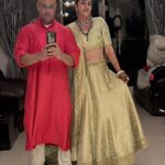 Mrinal Deshraj Instagram – ABUNDANCE OF BLESSINGS, HEALTH, LOVE AND EXCITEMENT TO SHRENU AND AKSHAY! ♥️
:
I know we missed the events of Baroda but I am thrilled to attend last night’s reception of Shrenu and Akshay. I am glad I got to meet everyone and I wish nothing but the best for this new chapter in my darling Shrenu and Akshay’s lives♥️
:
Styled by @krishi1606 
Outfit @gunninaa15official 
Accessories @rimayu07 
:
#reception #wedding#happiness #madeforeachother #happy #couple # love #friends #mreenaldeshraj #mreedaazle ♥️