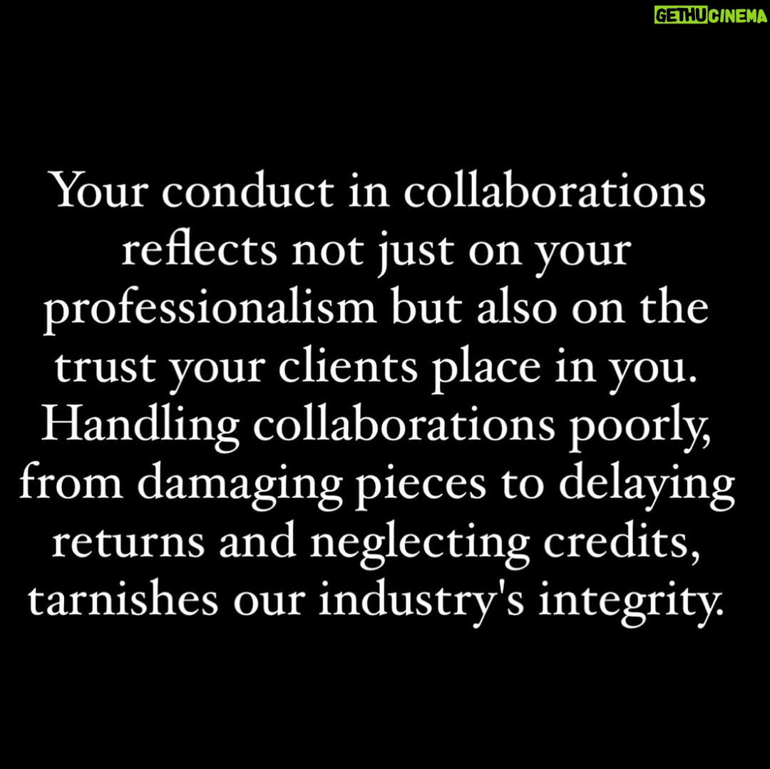 Mrudula Murali Instagram - Taking a stand as a brand owner : professionalism in collaborations is non-negotiable 🚫 @pureallure.in