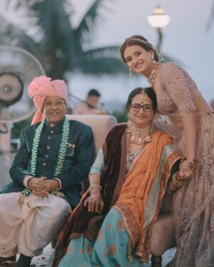 Mukti Mohan Instagram - My lil Golu is married 🥹
It feels like a piece of my heart went with you. 
I am so happy for you and @whokunalthakur 🙏🏻
Congratulations to my better half for finding her perfect match. 
May your life be blessed with happiness and bliss ✨
I will miss you terribly 🌸 @muktimohan 
My partner in everything 😎

📷 @themadeinheaven