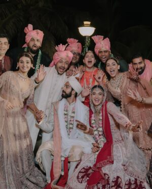 Mukti Mohan Instagram - My lil Golu is married 🥹
It feels like a piece of my heart went with you. 
I am so happy for you and @whokunalthakur 🙏🏻
Congratulations to my better half for finding her perfect match. 
May your life be blessed with happiness and bliss ✨
I will miss you terribly 🌸 @muktimohan 
My partner in everything 😎

📷 @themadeinheaven