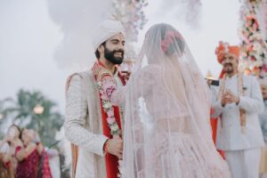 Mukti Mohan Instagram - “त्वयि सम्प्रेक्ष्य भगवान्स्त्वया हि विवाह्यते।”

In you, I find my divine connection; with you, my union is destined.

Grateful for the blessings bestowed by god, family and  friends. Our families are ecstatic and seek your blessings for our journey forward as Husband and Wife 💑💫 

#KunalKoMiliMukti