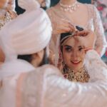 Mukti Mohan Instagram - “त्वयि सम्प्रेक्ष्य भगवान्स्त्वया हि विवाह्यते।” In you, I find my divine connection; with you, my union is destined. Grateful for the blessings bestowed by god, family and friends. Our families are ecstatic and seek your blessings for our journey forward as Husband and Wife 💑💫 #KunalKoMiliMukti