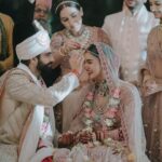 Mukti Mohan Instagram - “त्वयि सम्प्रेक्ष्य भगवान्स्त्वया हि विवाह्यते।” In you, I find my divine connection; with you, my union is destined. Grateful for the blessings bestowed by god, family and friends. Our families are ecstatic and seek your blessings for our journey forward as Husband and Wife 💑💫 #KunalKoMiliMukti