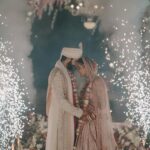 Mukti Mohan Instagram - “त्वयि सम्प्रेक्ष्य भगवान्स्त्वया हि विवाह्यते।” In you, I find my divine connection; with you, my union is destined. Grateful for the blessings bestowed by god, family and friends. Our families are ecstatic and seek your blessings for our journey forward as Husband and Wife 💑💫 #KunalKoMiliMukti