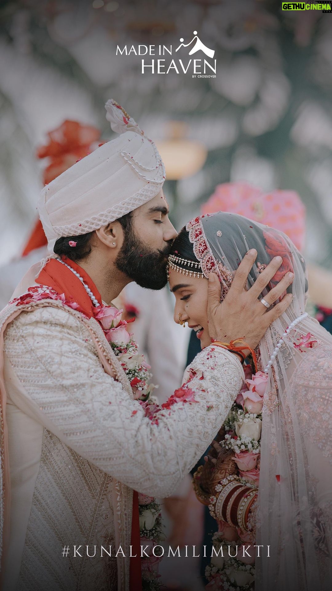 Mukti Mohan Instagram - As we share these beautiful moments from our wedding, we want to thank you all for bestowing your love and blessings🙏🏼🤍 Thank you Mom, Dad, Mummy, Papa, Nihaar Bhai, Neeti Di, Kriti Di, Shakti Di, Nitin, Tithi, Paarth Bhai, Papaji, Mallow Aryaveer, entire Thakur, Sharma and Pandya Parivaar 🙏🏻 for making it all happen for US ♾️ #KunalKoMiliMukti Thank you Pradhyuman, Teju, Deep, Pranjal and @themadeinheaven team for capturing our moments so well. Big Thank you to Tina Chakshu @lateralevents for creating a fairy tale wedding for us! Thank you Manish @unavida_weddings and @dsweddingandevents for spending hours and hours relentlessly working to make this happen for us. Kaushik, Shreyas, Pragati and team, we appreciate all the hard work. Host : @djhimanisingh Thank you Shrey and Urja @shreyandurjastyle for making us all look so heavenly! Your first is with us it’s so special for us! Thank you @payalkeyalofficial @kishandasjewellery @kalkifashion Kaleeras : @beabhika Thank you @ritickasjalan @dwyessh_hairwizard @nayanhair @aaliyahussainhairmakeupcreator for making our big day so beautiful 🙌🏼♥️