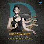 Mukti Mohan Instagram – Our program is a cradle of artistic evolution. With limited spots, we ensure a personalized and impactful learning experience.

Mukti Manch unveils the door to your dreams-transform your passion into an extraordinary journey through Dramatory.

Embrace your “inner performer” and let your artistic odyssey commence.

Students will build a strong foundation in acting, studying techniques rooted in the theater, but applied to screen acting as well. Students participate in a broad array of core acting classes that introduce them to finding the “Abhinetra” within, while simultaneously training their instrument to do the kind of technical, emotional, and physical work necessary for translating stories into reality.
+ Students will gain confidence working live on stage as well as finding easy access to perform in front of the camera. Dramatory | Drama Conservatory for Actors | carefully crafted for aspiring actors ready to embark on a professional voyage. 
Guided by seasoned and passionate theatre practitioners, our 3-month module immerses you for 12 weeks, 9 hours each day which is 540 hours of training with the series of weekly ALW (Application Lab Work).
Our Drama conservatory is a certification course which culminates into a presentation called “Darpan”

The new batch starts on 24th January’24
Contact: +917021689901 / +918454872758 or
Visit our website to know more.
(Link in bio)
