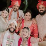 Mukti Mohan Instagram - Wah Wah Ramji Jodi Kya Banai - Bhaiya aur Bhabhi ko Badhai ho Badhai 💕 Blessed to have witnessed the divine union of these 2 beautiful souls. ♾️ My dream was to have a sister, and it’s finally come true ! Welcome to our madhouse family Bhabhi @muktimohan Let’s be partners in crime for life 😎 Nitin & I wish you both from the bottom of our hearts that the love you have for each other grows by leaps and bounds and you build beautiful memories together. We love you guys immensely ❤️ 🥂 Captured by @themadeinheaven #KunalKoMiliMukti