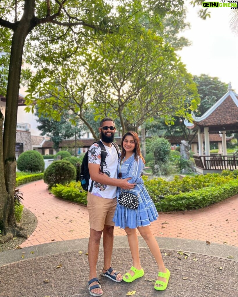 Nakshathra Nagesh Instagram - A holiday after what feels like eternity with my ❤️ #NakshuFoundHerRagha #NRinVietnam Sheraton Hanoi Hotel
