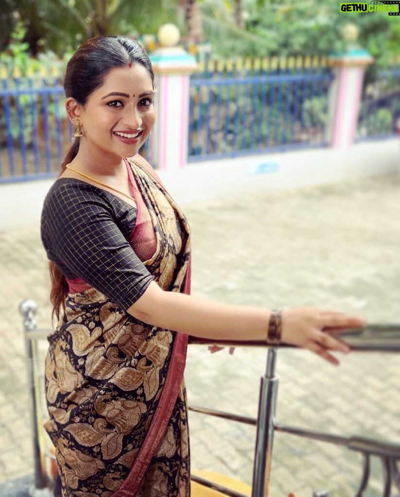 Nakshathra Nagesh Instagram - A #beingsaraswathi post after so long! Saree @lasitha9521 Blouse @lakshmi_lv14