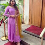 Nakshathra Nagesh Instagram – The lilac anarkali that made all heads turn! 

Thank you @tag_a_clothing_brand for such prompt delivery ❤️ the best stop for anarkali hands down! 

#WhatNakshuWore #Deepavali2023 Paati Veedu