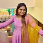 Nakshathra Nagesh Instagram – The lilac anarkali that made all heads turn! 

Thank you @tag_a_clothing_brand for such prompt delivery ❤️ the best stop for anarkali hands down! 

#WhatNakshuWore #Deepavali2023 Paati Veedu