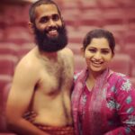 Nakshathra Nagesh Instagram – One of the happiest photos of us ❤️ Raghav directing and acting #Ghatotkachan for his @theatrekaran has been one of the toughest and most loveliest period of our marriage. 

It was worth every second of hardwork, sleepless nights and the meals you skipped. I could not be more proud of you and the whole team love. 

#proudwife #mytheatrekaran #NakshufoundherRagha

📸 by @haran_official_ Narada Gana Sabha
