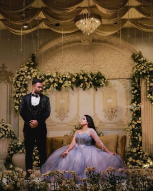 Nakshatra Murthy Instagram - Our little fairy tale wedding ❤️ 
.
@vijayviruz 🧿
Decor @vivahhika @mkt.tribe 
.
Camera @momentousfotography