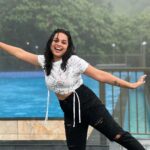 Nakshatra Murthy Instagram – Anyone who said sunshine ☀️ brings happiness….has never danced in the Rain ☔️ 
……
#nakshatramurthy