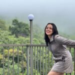 Nakshatra Murthy Instagram - My soul longs for deep forest greens 🌳 , grey laced sky …foggy wisps travelling by . ….. Happy soul 🧿☔️ Shot by my husband @vijayviruz 😘 ………. #nature #mist #fog #cynefin #nakshatramurthy Wild Planet -Bana Heights