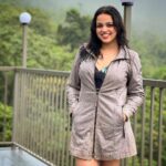 Nakshatra Murthy Instagram – Meet me in the pouring rain 🌧️ 
.
Pc. Husband 👻😘 Wild Planet -Bana Heights