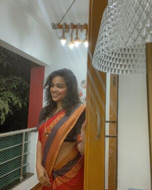 Nakshatra Murthy Instagram - 💫 just loving myself more in this saree ❤️