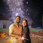 Nakshatra Murthy Instagram - Most beautiful diwali 🪔 🧿 With @vijayviruz 🦌