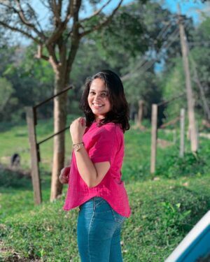 Nakshatra Murthy Instagram - Casually flaunting 🦌 
.
Pc @ husband ❤️