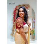 Nakshatra Murthy Instagram - "Glamour Woven in Threads: Discover Your Perfect Blouse at Our Store!" Elevate your style with a jewel blouse featuring Zardosi embroidery, accompanied by pure silver jewelry with 24-carat gold plated hangings. Muse - @nakshatra.murthy 📍Annanagar- +919962773789 📍Adyar- +919176595008 #dsignd #dsigndstudio #jeevithasakthivel #zardosiembroidery #jewelblouse #nakshatramurthy DsignD