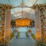 Nakshatra Murthy Instagram - Our beautiful wedding eve ❤️ Full on love and happiness around us . The evening was just like we wished for . Decor @vivahhika Shot by @momentousfotography Coimbatore, Tamil Nadu