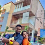 Nakshatra Murthy Instagram - A lifetime memory to cherish ❤️😇🧿 . Dream come true 🙏🏽 We are overwhelmed & we wanted to share this moment of joy with all our friends and family As we celebrate this day , i take a moment to look back and realise the efforts and work we did to get to this place 🧿 All the credits goes to my mom who stood there and made a piece of land into a beautiful home ! Our home 🏡 ,, issaaa emotion #blessed🙏 #housewarming #newhome Sai Baba colony