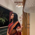 Nakshatra Murthy Instagram - 💫 just loving myself more in this saree ❤️ Chennai, India