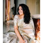 Nakshatra Murthy Instagram - Fiercely Feminine 🌿 ! . Saree from @swarnasaris Their new collections has to be on your wardrobe. It’s That good and beautiful 😻 . Pc @vasanthmaniphotography . Heel - @taaramitraofficial